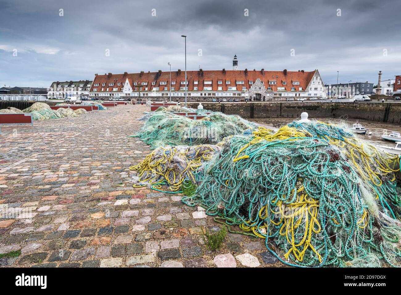 Paradis et Matelote bassins, Calais, Hauts-de-France, France Stock Photo