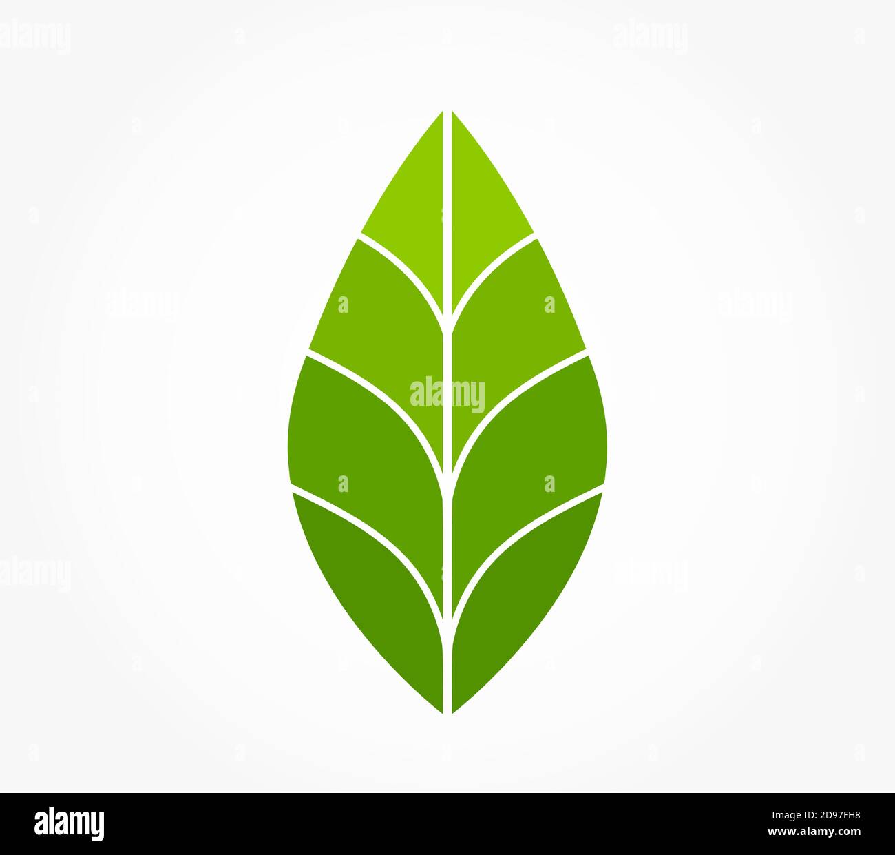 Eco icon green leaf Stock Vector Images - Alamy
