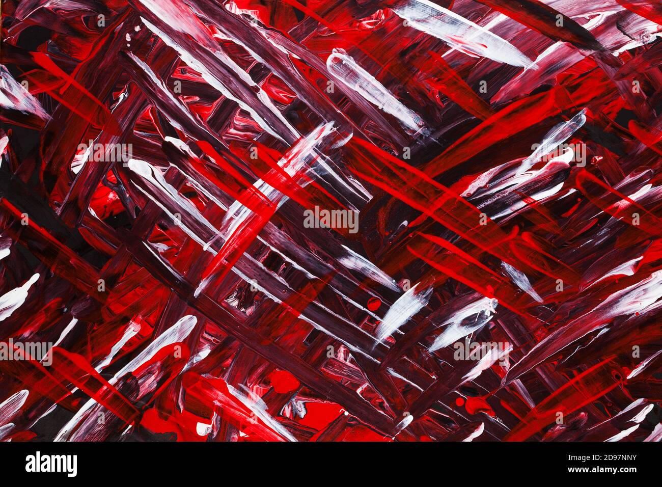 Expressive abstract background with red, white and black strokes. Hand  drawn texture Stock Photo - Alamy