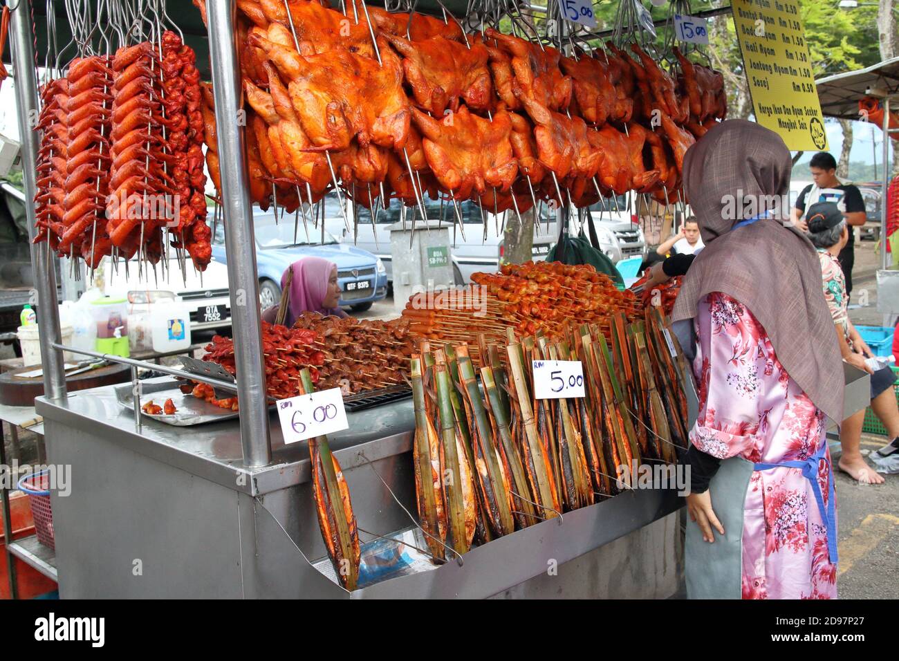Street Food Hawker stall, Bintulu, Sarawak, Malaysia Stock Photo Alamy