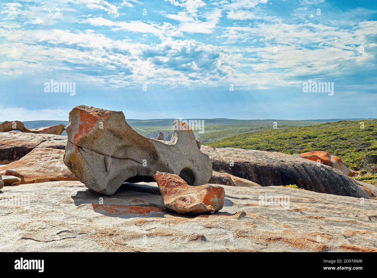 Iconic Remarkable Rocks on Kangaroo Island, South Australia Stock Photo ...