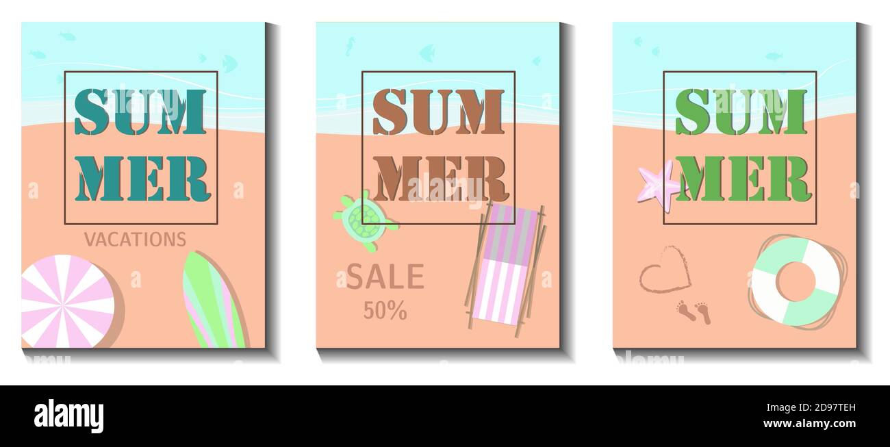 Hello Summer Gradient Melted Style Banner