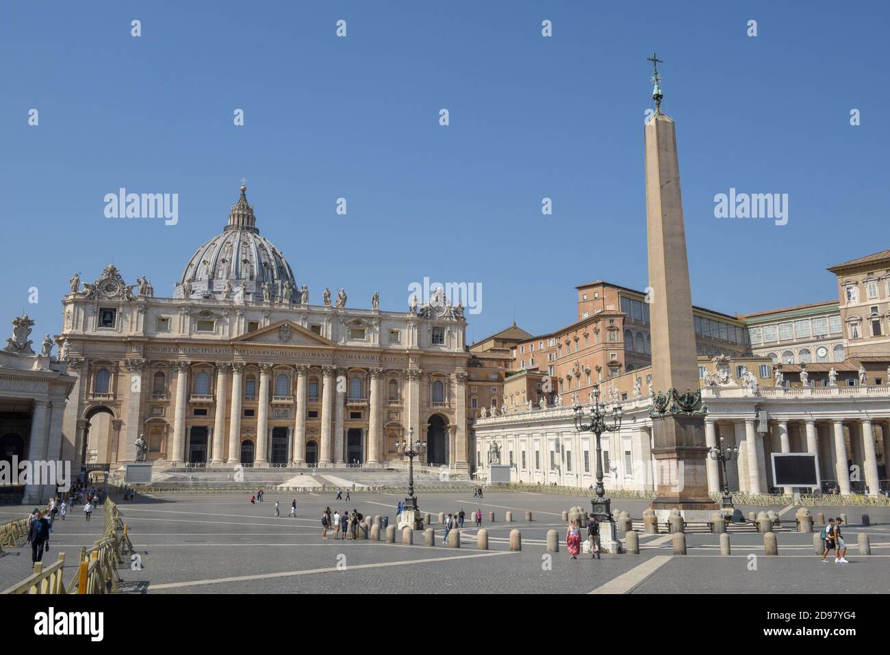 Vatican city, Vatican - 17 September 2020: the basilica of St Peter at
