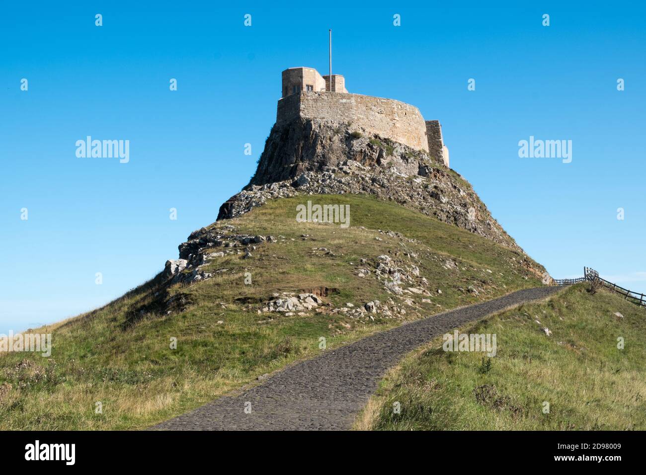 Lindisfarne Castle Holy Islnad Northumberland UK Stock Photo