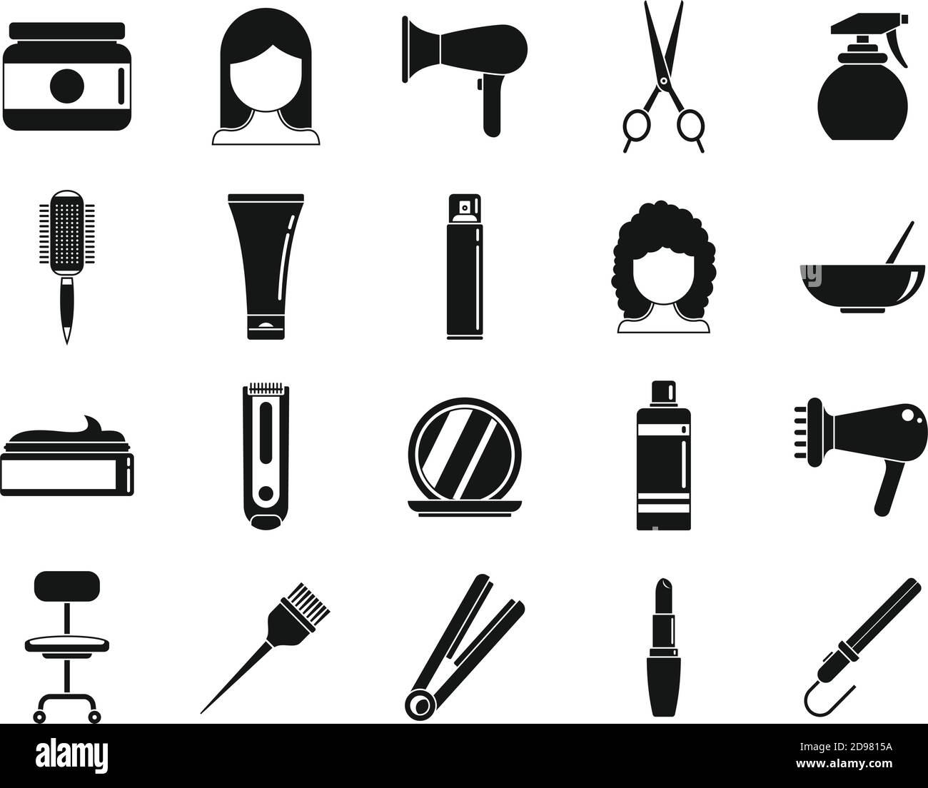 Female beauty expert Stock Vector Images - Alamy