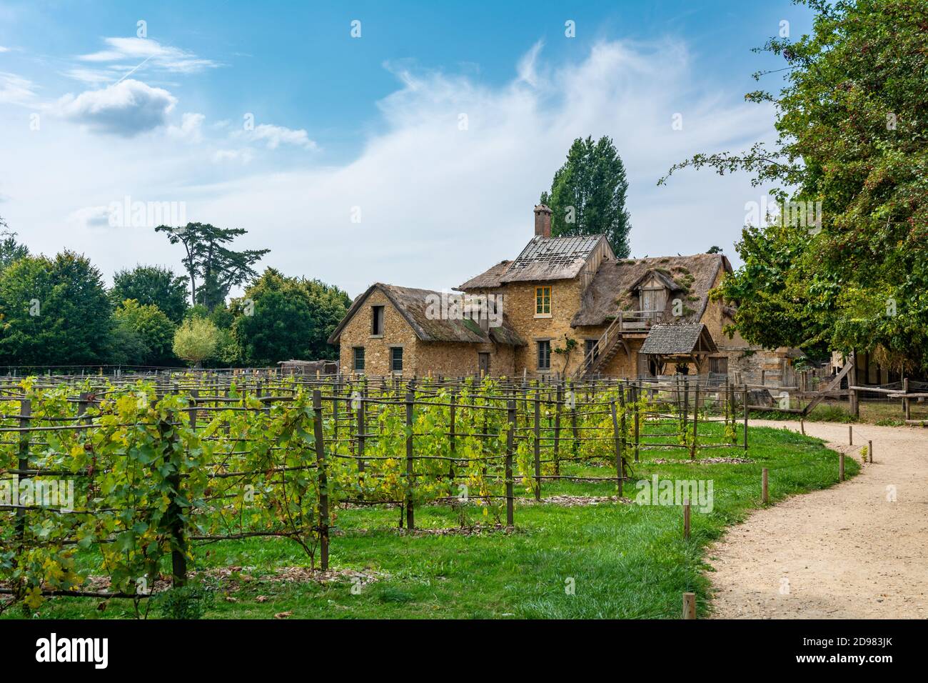 Versailles, France August 28, 2019 Educational farm of Versailles