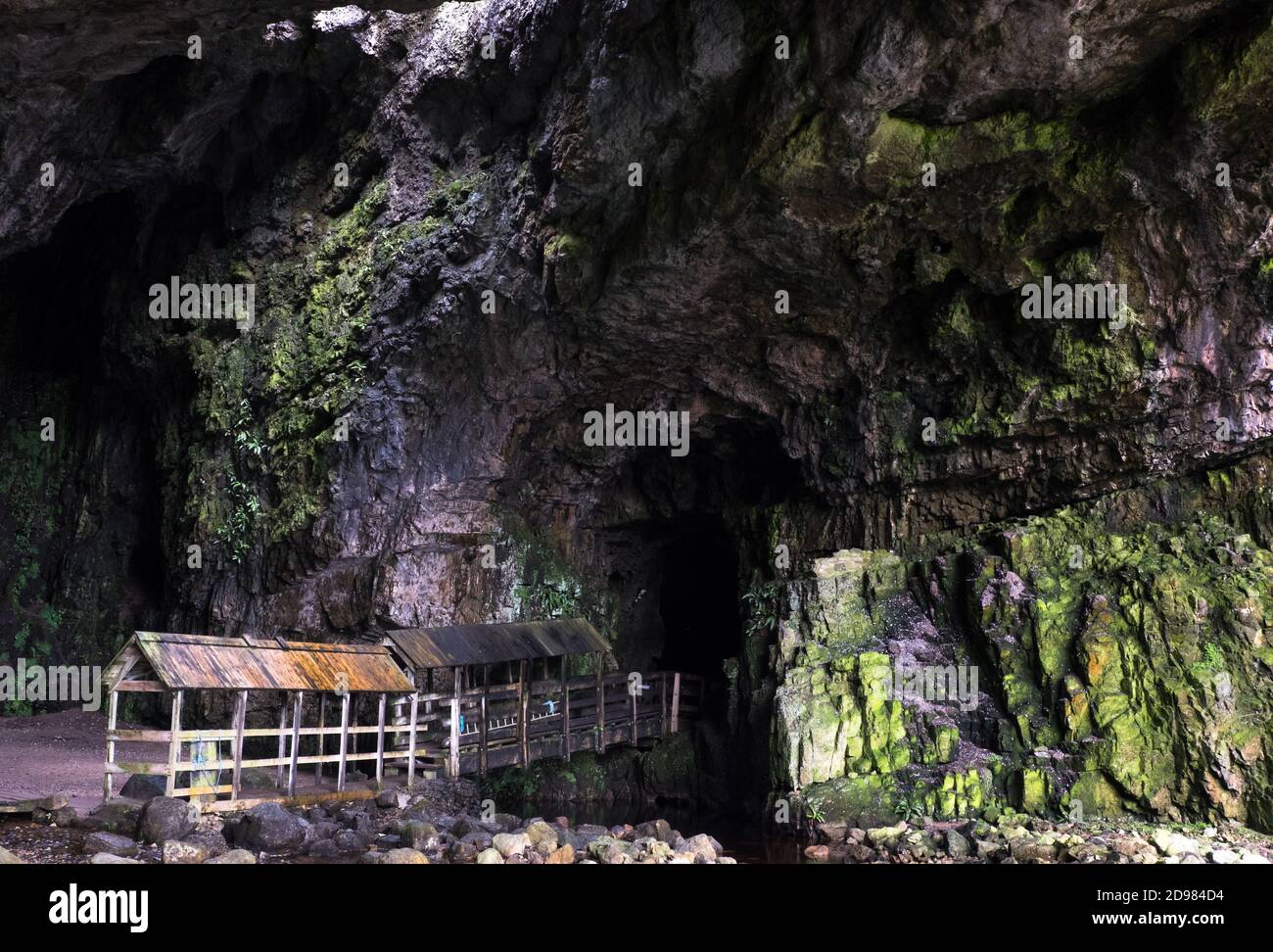 Entrance to Smoo Cave Durness, Scottish Highlands Stock Photo Alamy