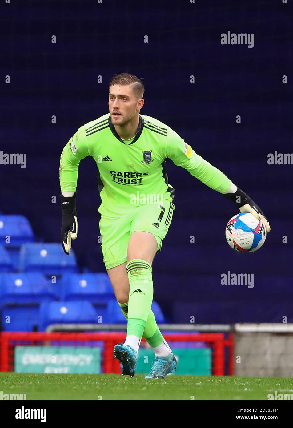 Tomas Holy of Ipswich Town - Ipswich Town v Crewe Alexandra, Sky Bet League One, Portman Road, Ipswich, UK - 31st October 2020  Editorial Use Only - DataCo restrictions apply Stock Photo