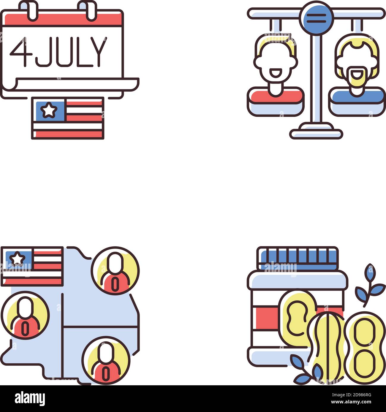 States' rights cartoon hi-res stock photography and images - Alamy