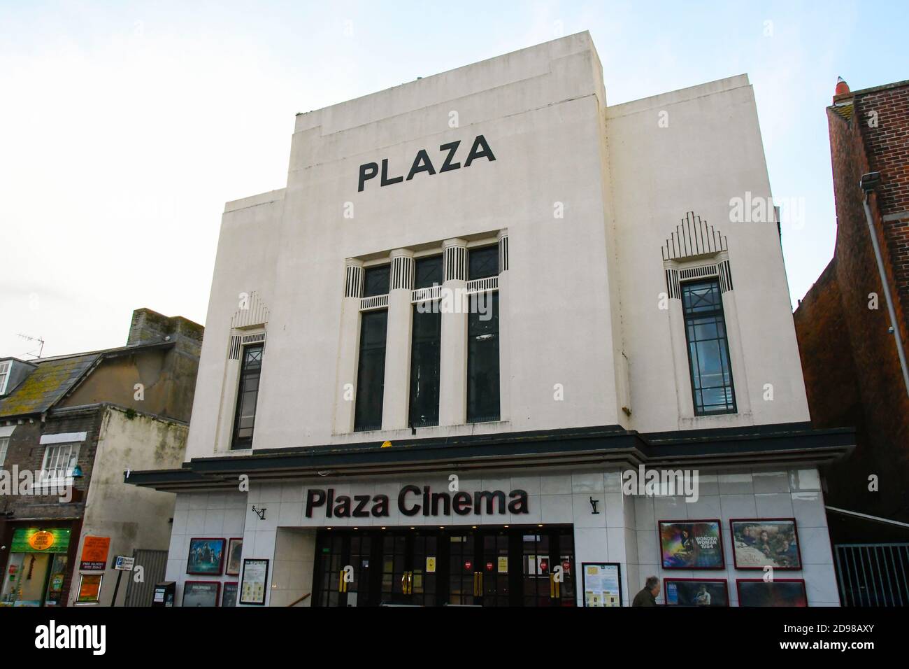 Dorchester, Dorset, UK.  3rd November 2020.  The Plaza Cinema at Dorchester in Dorset before it has to close on Thursday for the new Covid-19 lockdown.  Picture Credit: Graham Hunt/Alamy Live News Stock Photo