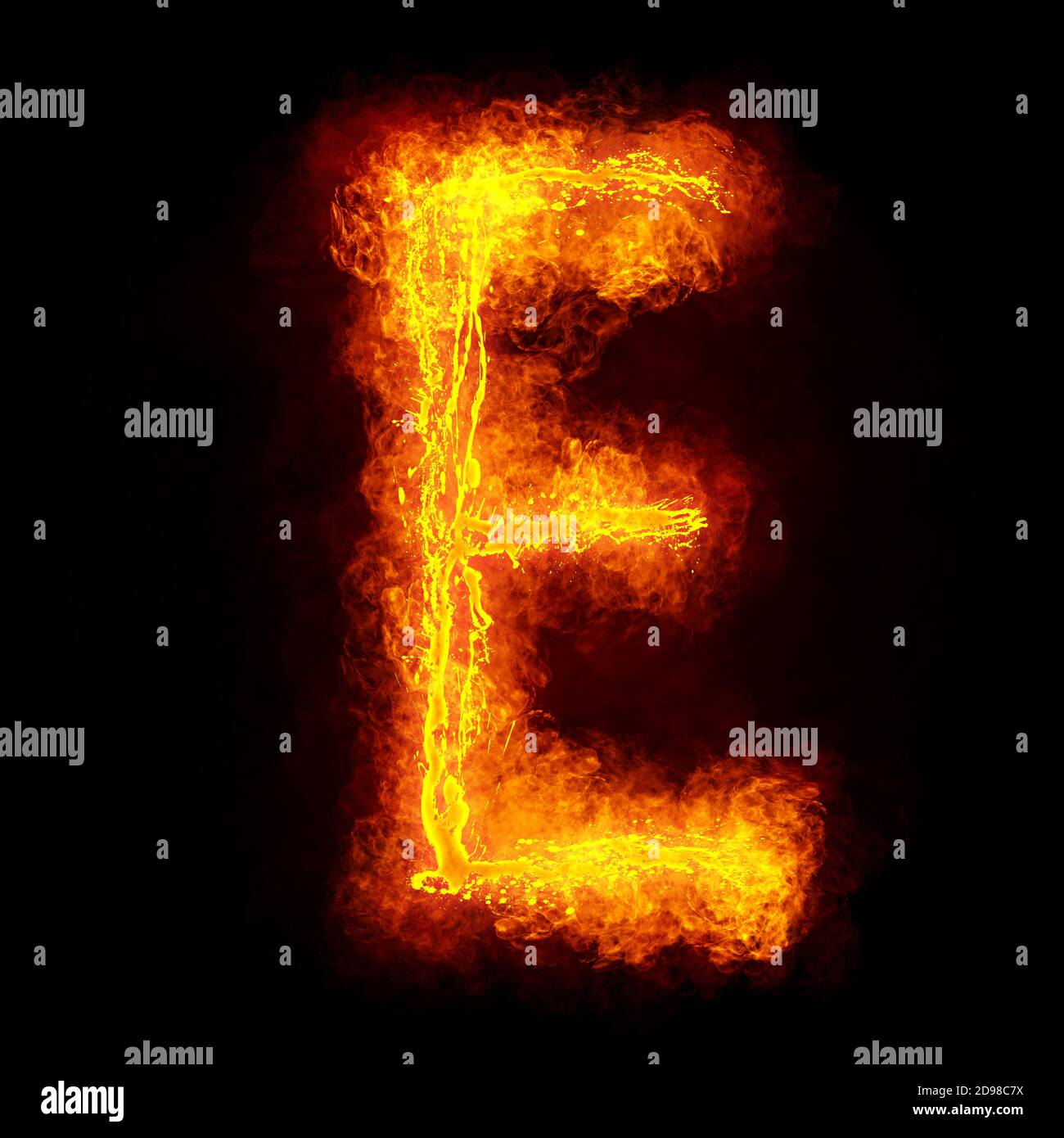 Fiery Font. Bright flamy font symbol. For writing words use Screen ...
