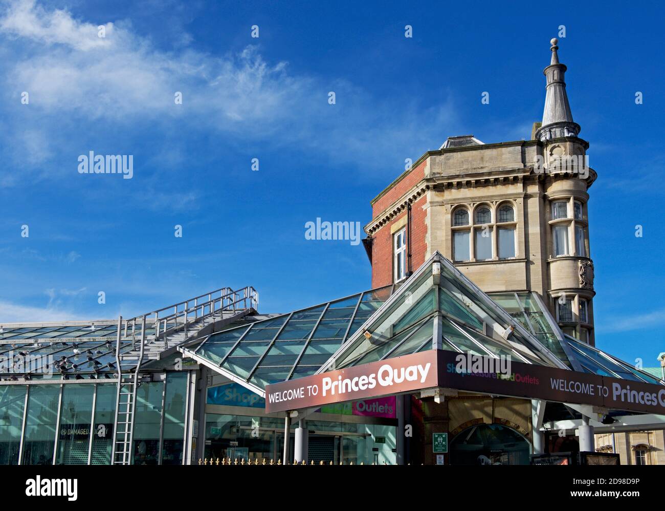 Princes Quay shopping centre, Kingston upon Hull, East Riding of Yorkshire, Humberside, England UK Stock Photo