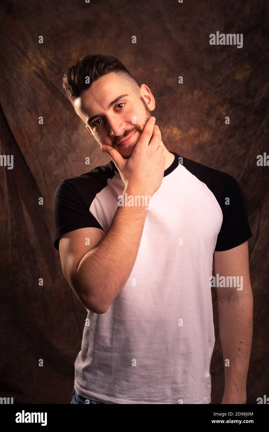 Attractive fashion model posing hi-res stock photography and images - Alamy