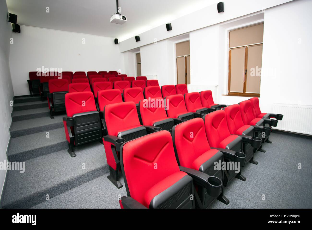 Cinema seats projector light hi-res stock photography and images - Alamy