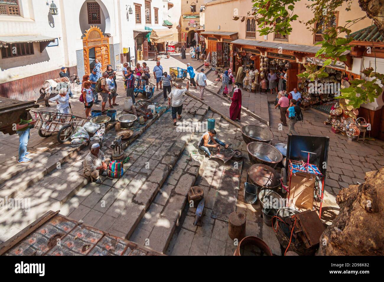 Place Seffarine fes morocco Stock Photo