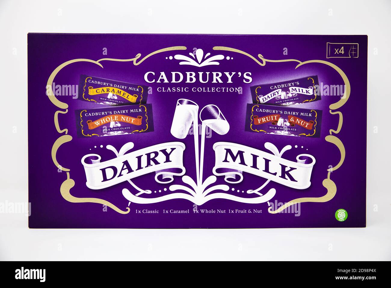 Cadbury Dairy Milk Classic Retro Collection Stock Photo - Alamy