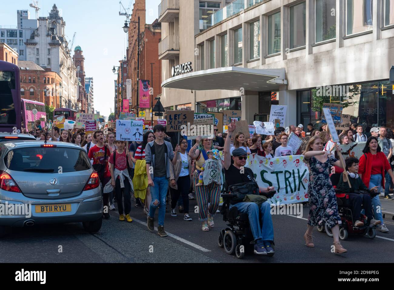 Climate strike Stock Photo