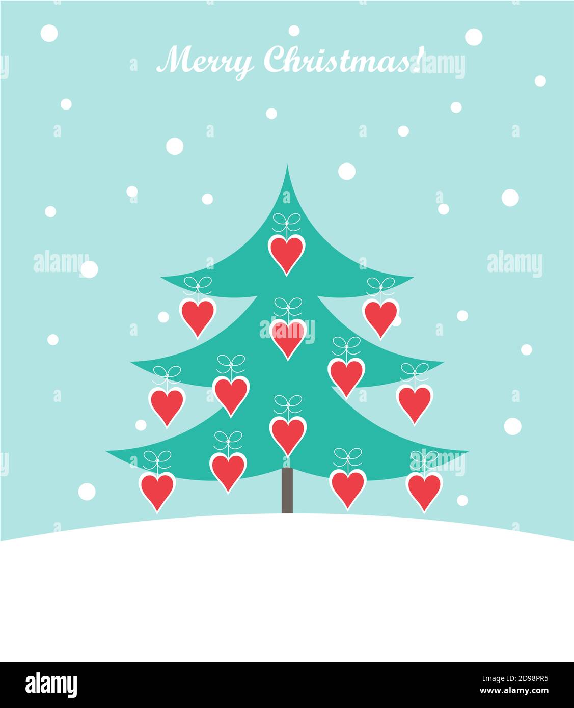 Christmas tree background. Vector illustration Stock Vector Image & Art ...