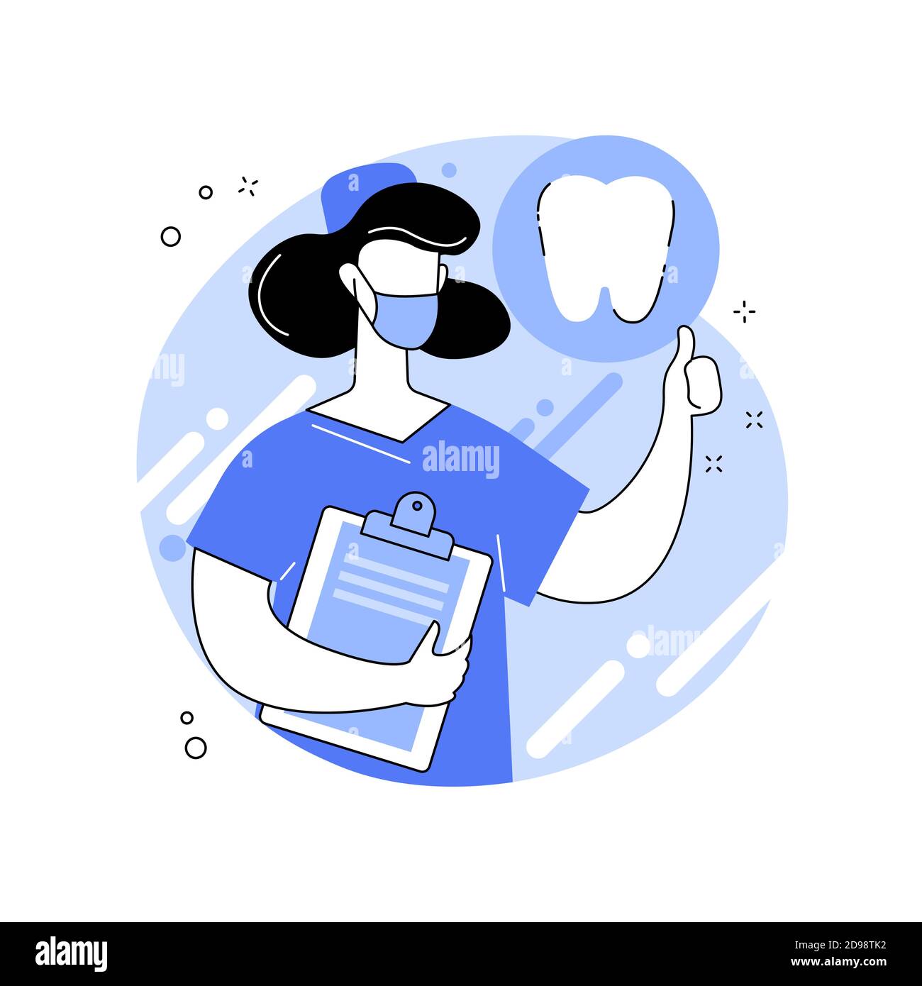 Private dentistry abstract concept vector illustration Stock Vector ...