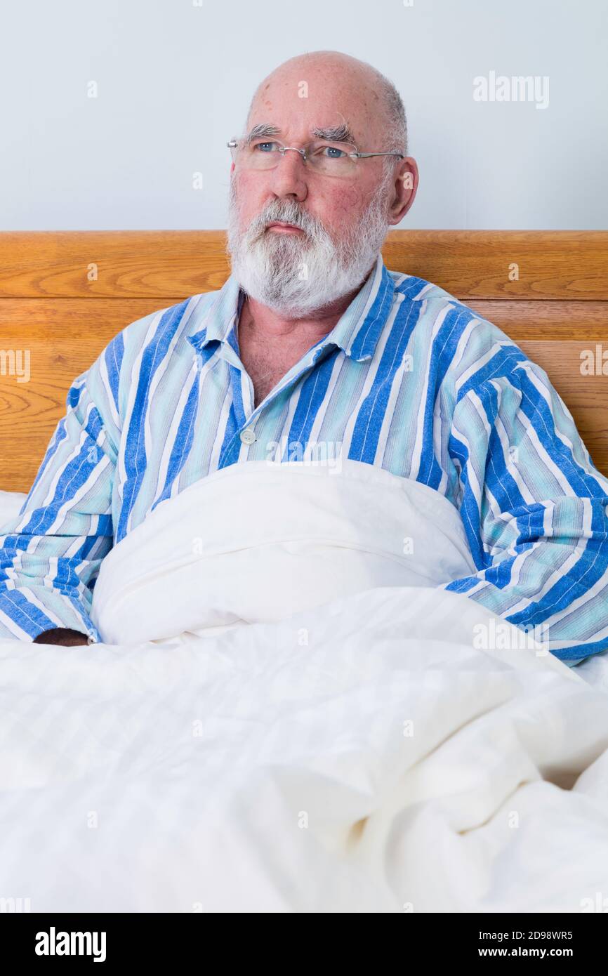 Old man in pyjamas sale