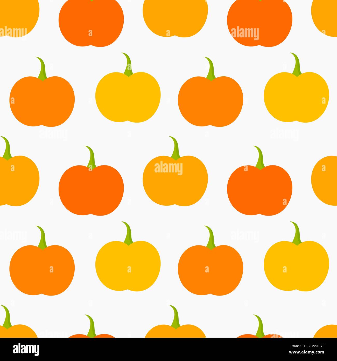 Pumpkins seamless pattern. Vector illustration Stock Vector Image & Art ...
