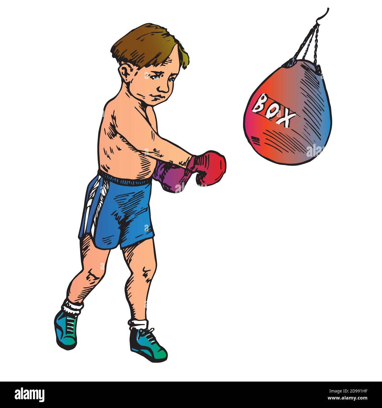 Aggregate more than 181 boxing sketch images latest