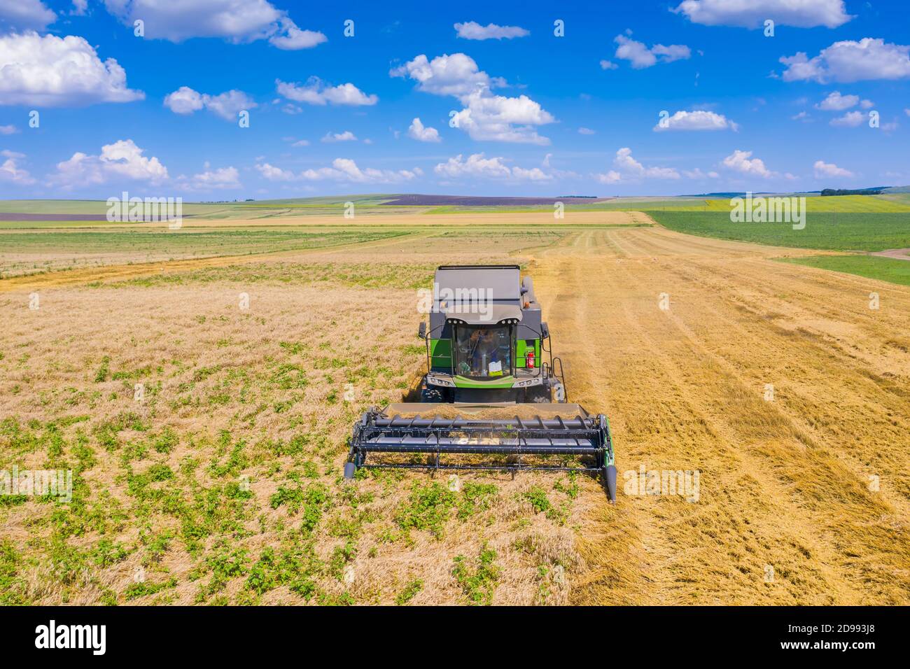 Aerial view rye wheat field hi-res stock photography and images - Alamy