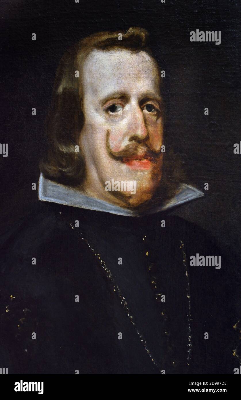 Portrait of King Philip IV of Spain  Diego Velázquez, (1599–1660),17th century Spain Spanish, Stock Photo