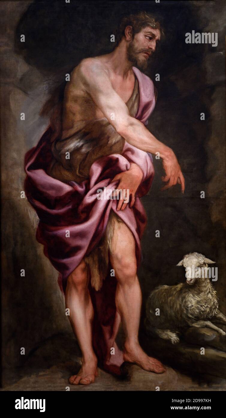 Saint John the Baptist by Alonso CANO (Granada 1601 – Granada 1667), Spain, Spanish, Stock Photo