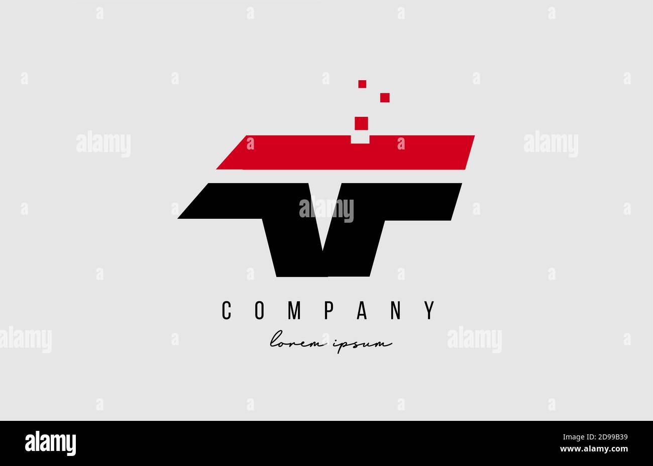 af a f alphabet letter logo combination in red and black color ...