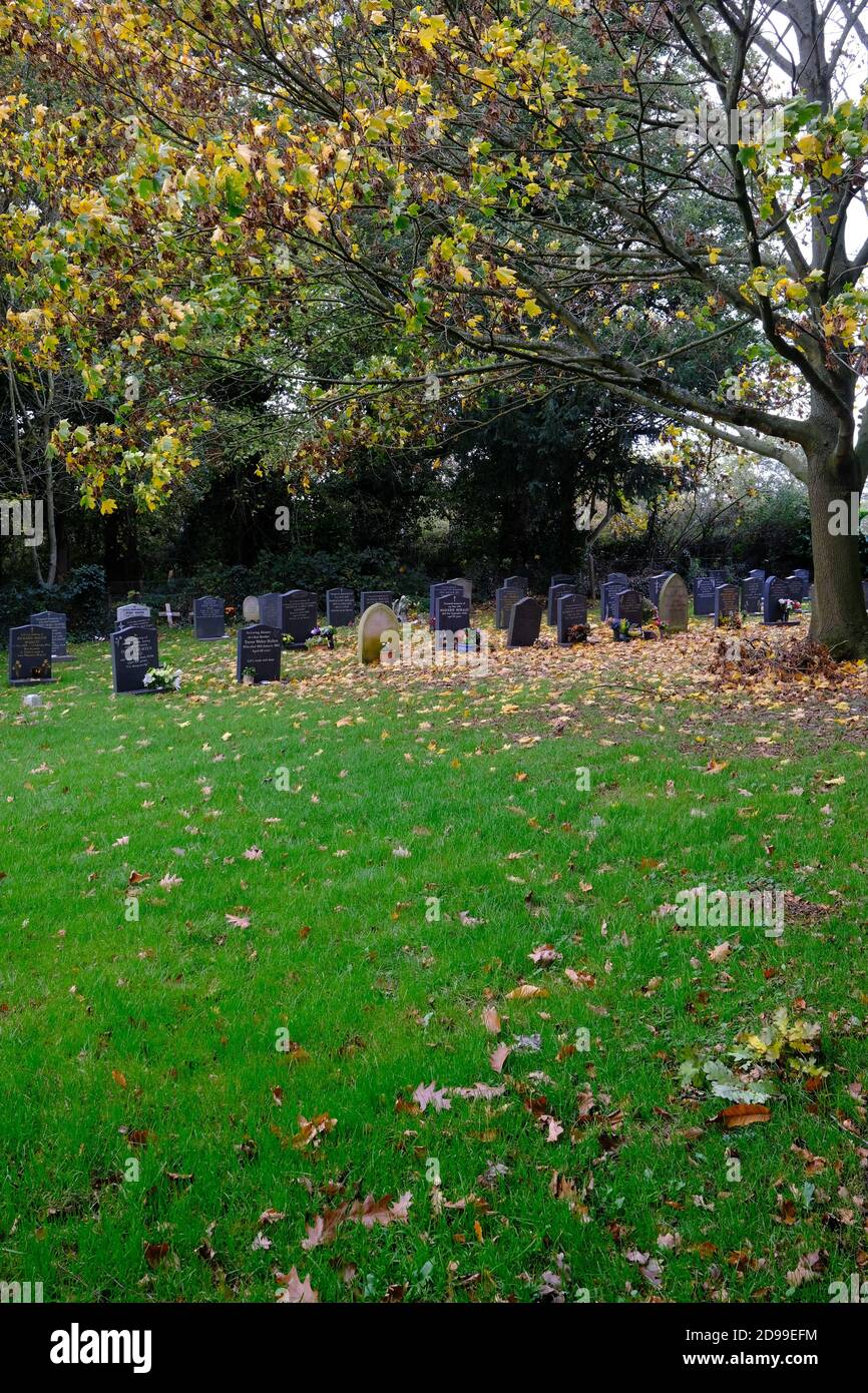 A peaceful and quit church yard in the Norfolk village of Little