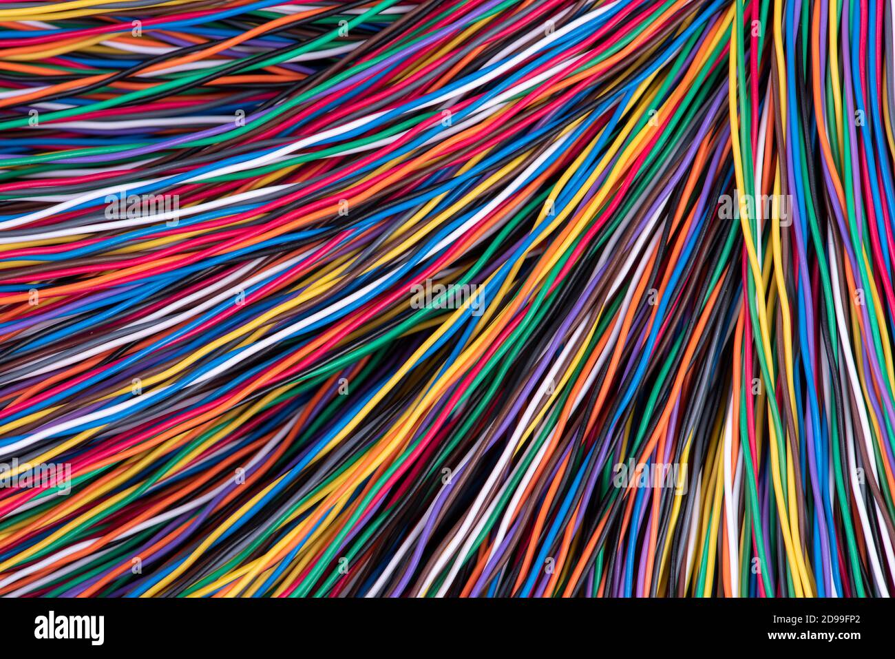 Colorful electrical cable and wire Stock Photo Alamy