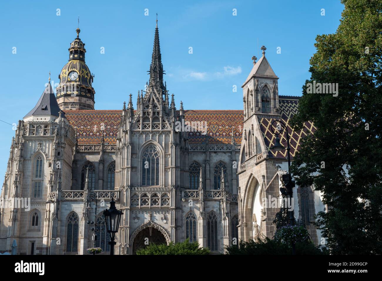 Cathedral of St Elizabeth Kosice Slovakia Stock Photo