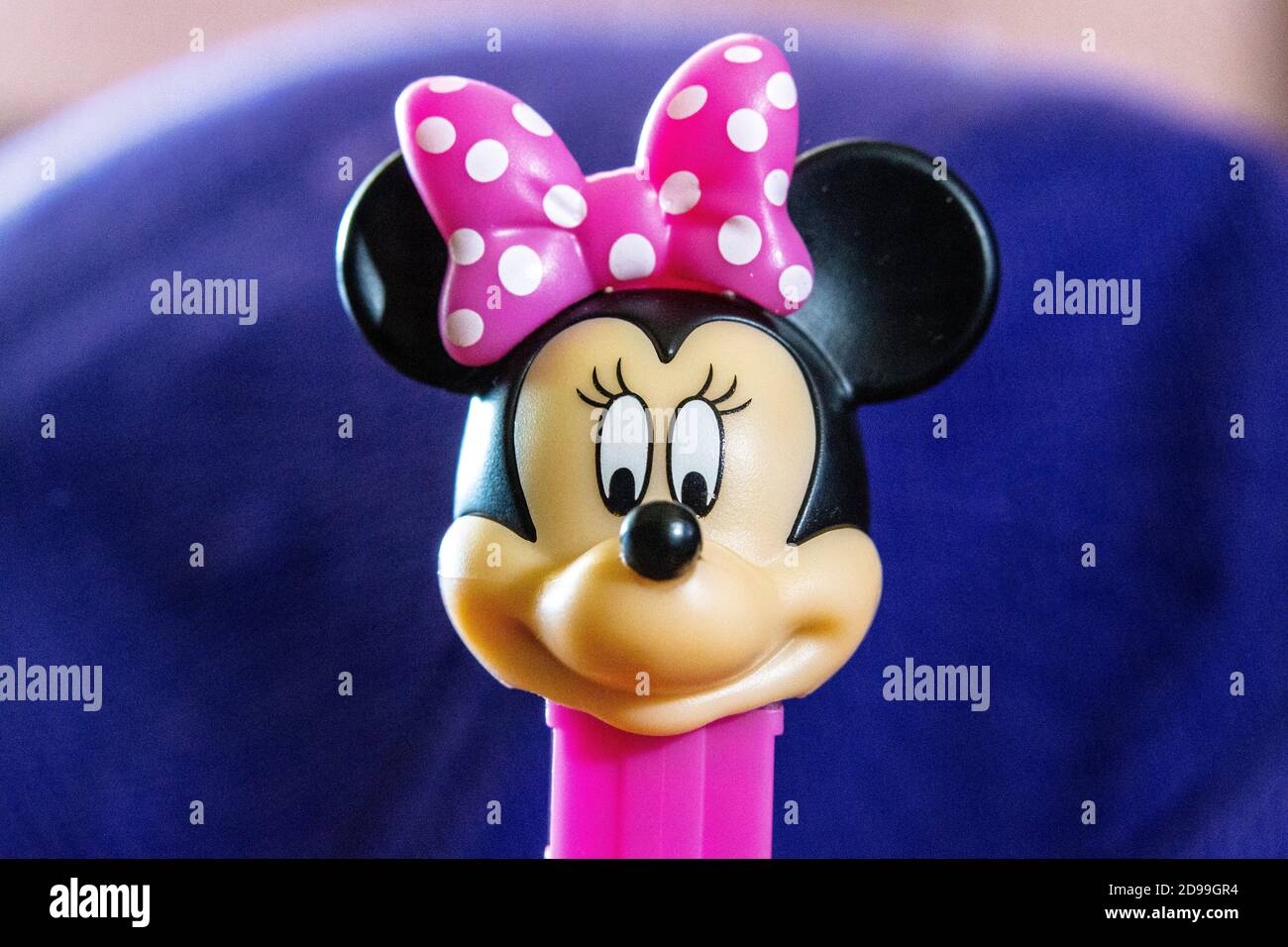 A Minnie Mouse Pez candy dispenser Stock Photo