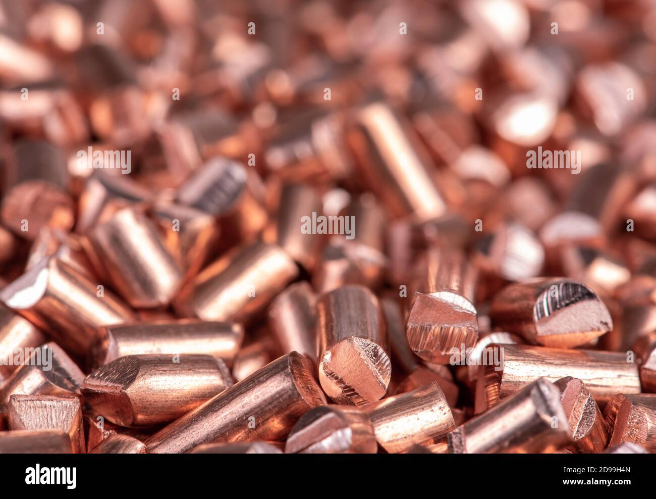 Secondary Raw Material Copper Scrap Stock Photo