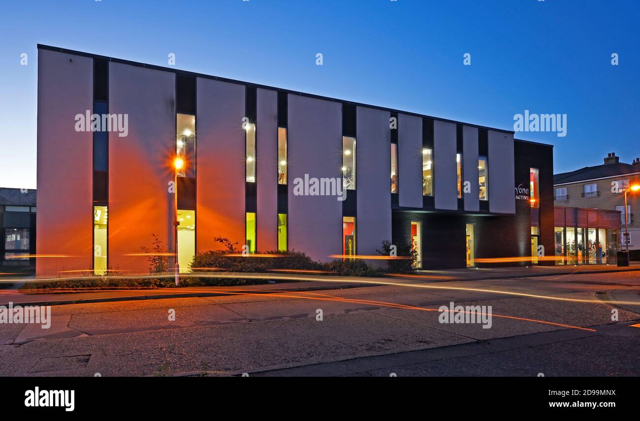 The Swim and Fitness Centre at Market Avenue (off Market Road), Wickford, Essex. UK Stock Photo