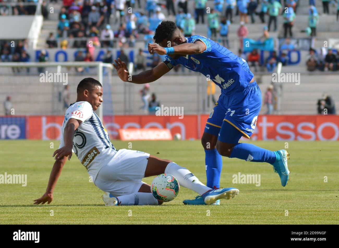 Binacional FC vs Alianza Lima in the first leg of League 1 - 2019 Stock Photo