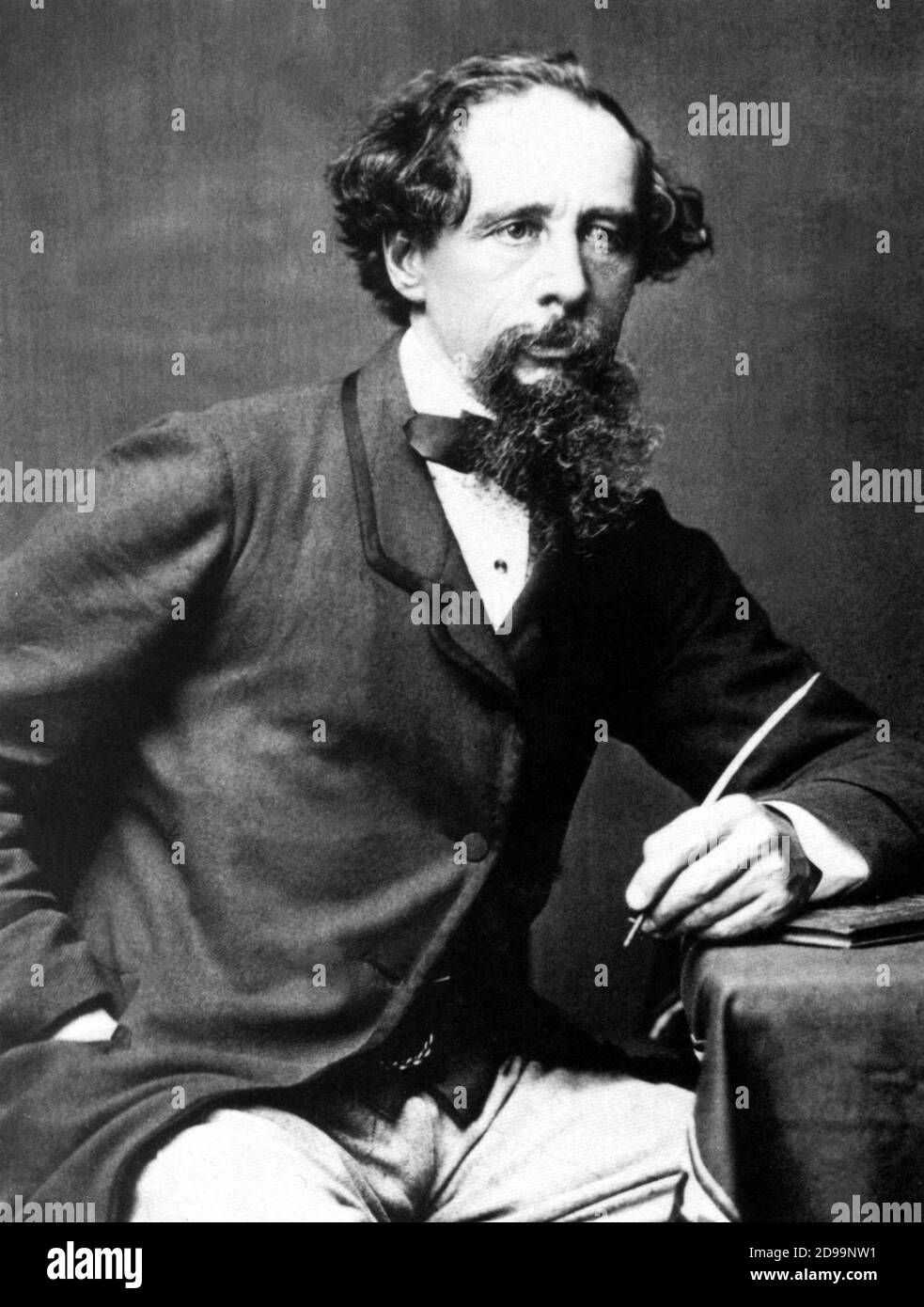 The english writer CHARLES DICKENS ( Portsmouth 1812 - Gad's Hill , Kent  1870 ) , author of " Oliver Twist " ( 1837 ) , "