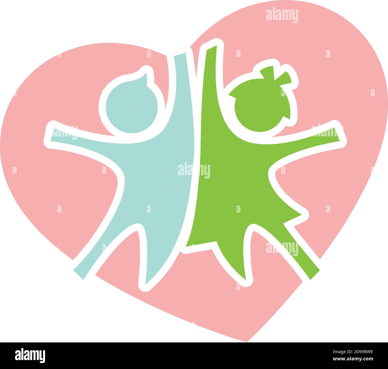 Woman and children icon symbol sign pictogram hi-res stock photography ...