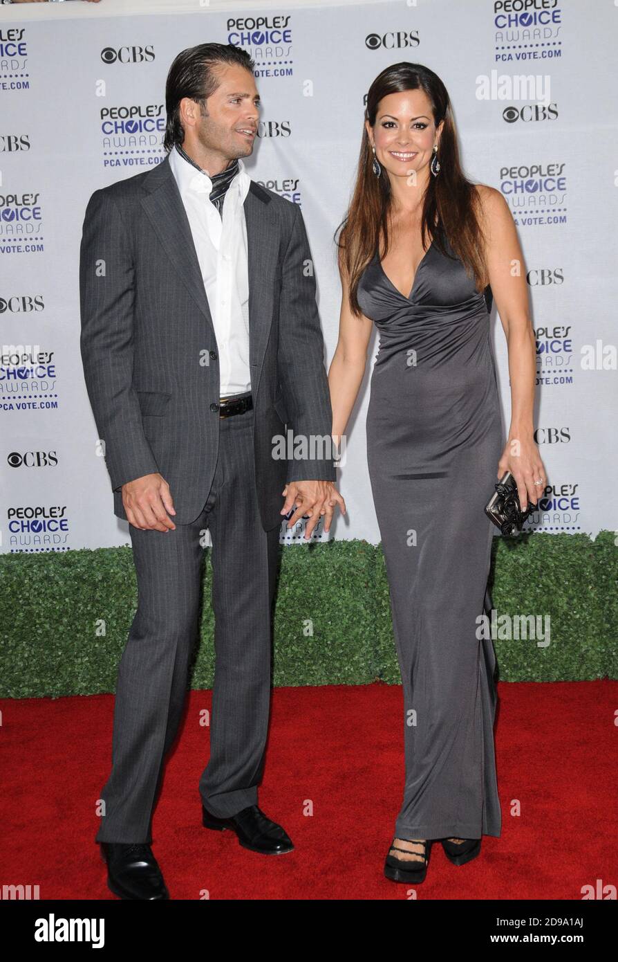 Brooke Burke & David Charvet  at 2009 People's Choice Awards at the Shrine Theatre, 01/07/2009 Los Angeles. CA Stock Photo