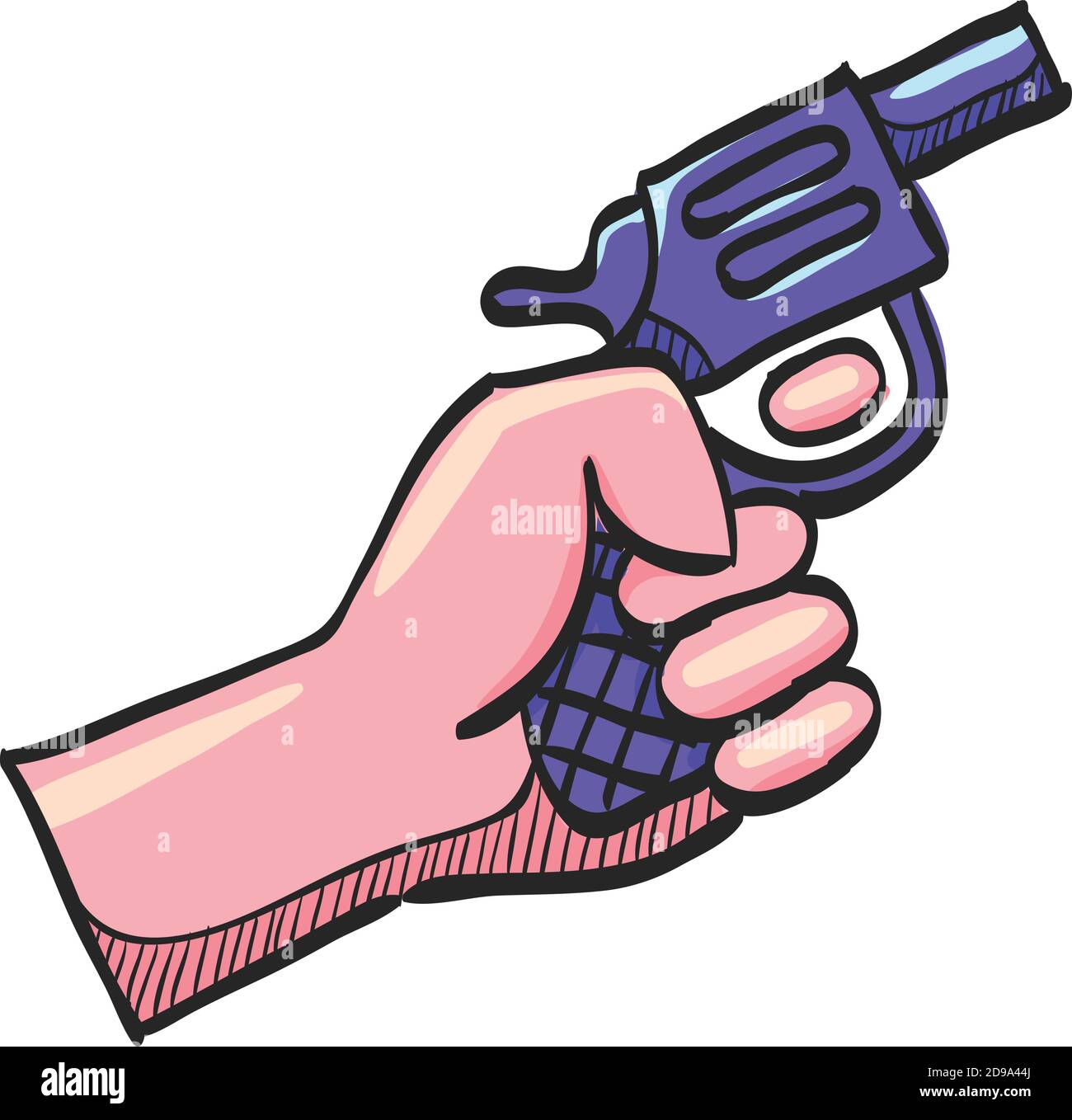 Starting gun icon in color drawing. Sport sign start athletic sprint Stock  Vector Image & Art - Alamy