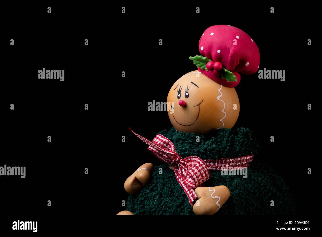Gingerbread man figure for christmas Stock Photo