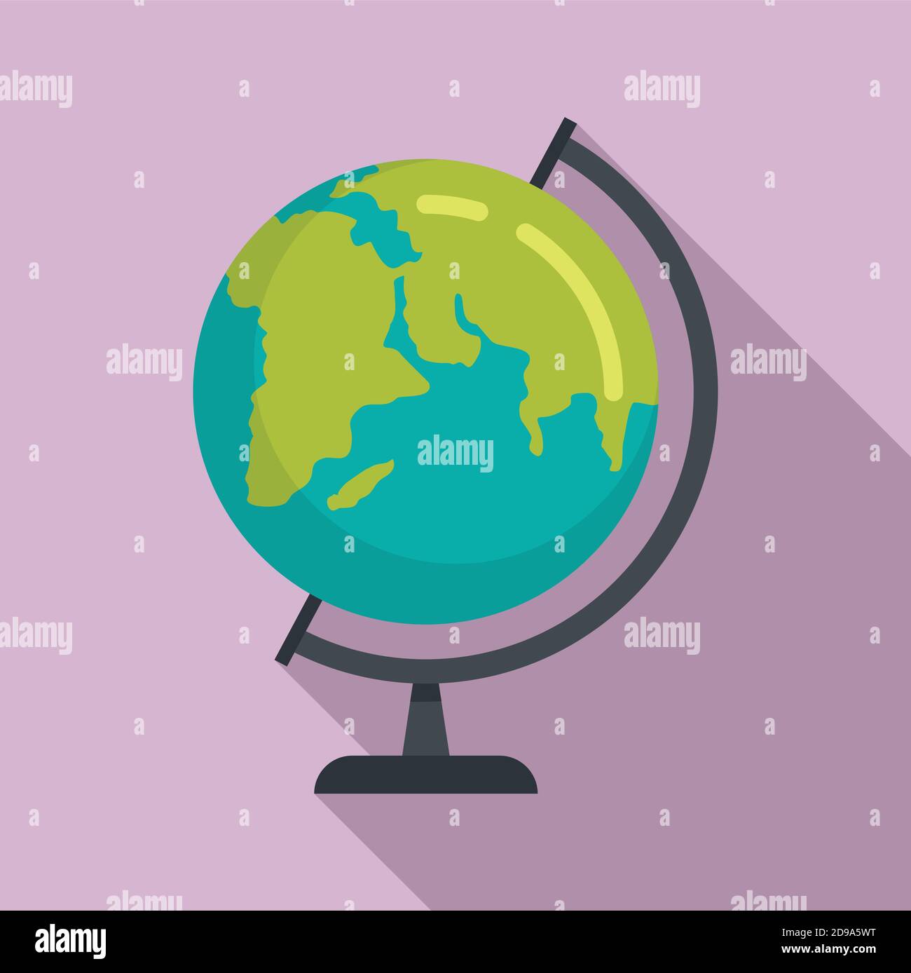 School globe icon, flat style Stock Vector Image & Art - Alamy