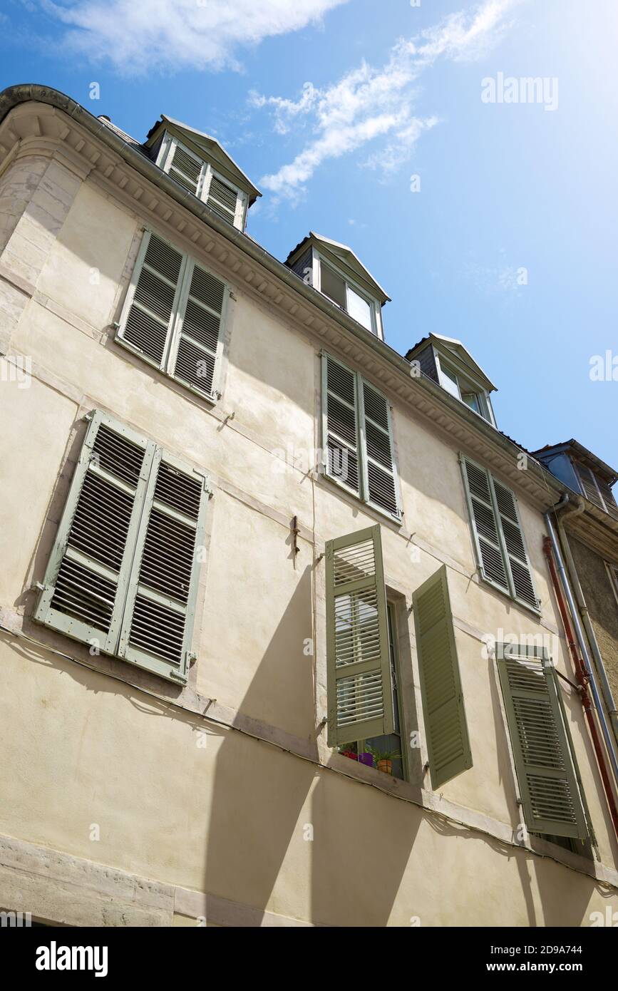 Buildings in the old town of Pau in France Stock Photo Alamy