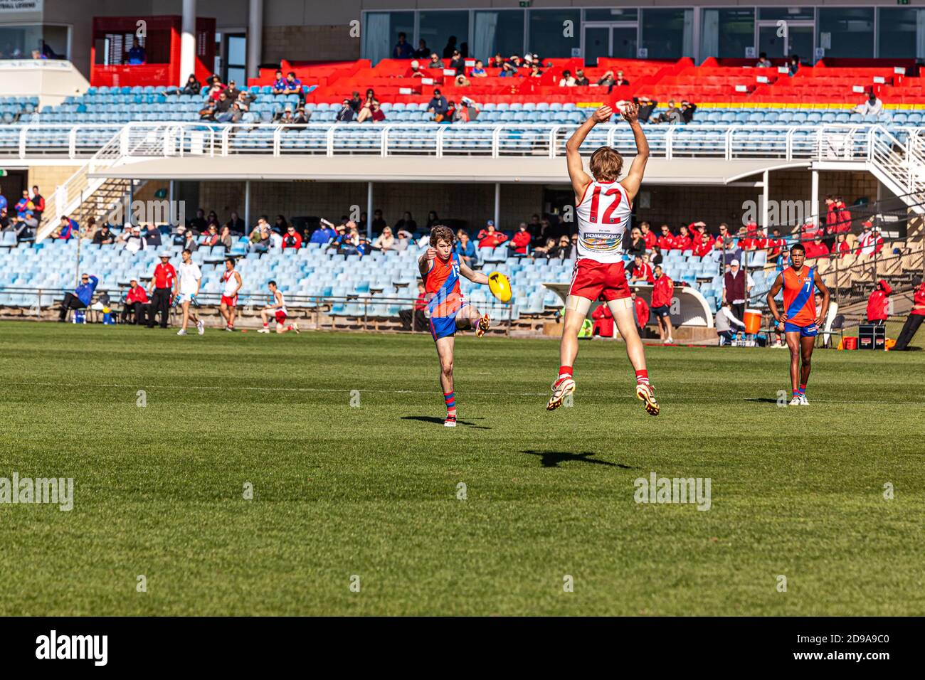 Grassroots Australian rules football played in Perth Western Australia. Under 18 Australian Grassroots Australian rules football played in Perth Western Australia. Under 18 Australian