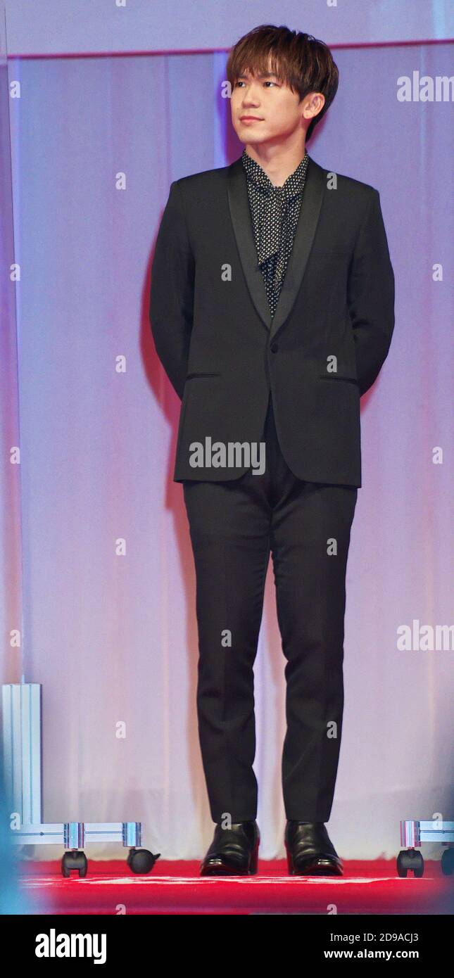 Actor Exile Naoto Attends A Opening Ceremony For The 33rd Tokyo International Film Festival In Tokyo Japan On October 31 Stock Photo Alamy