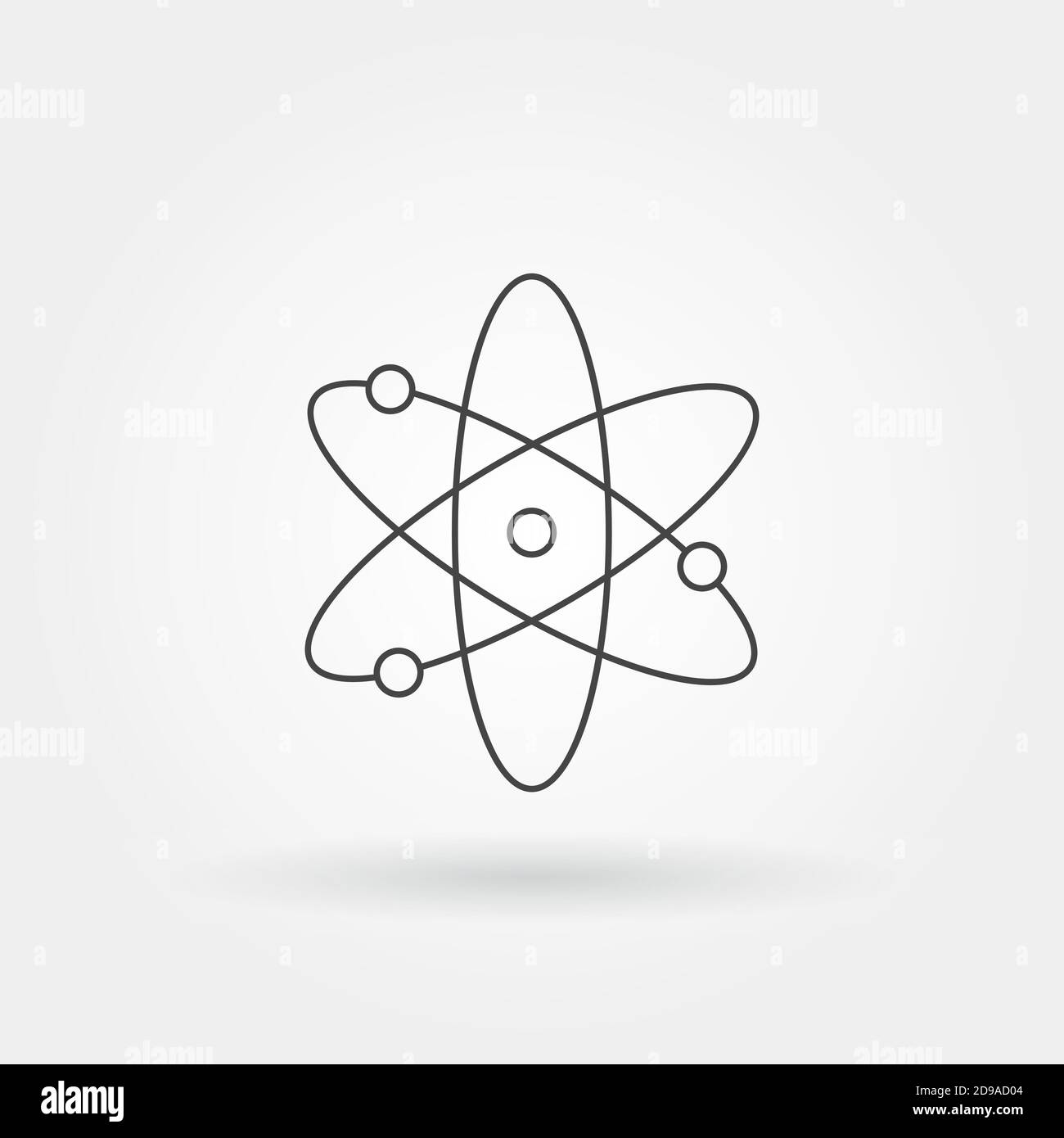 science single isolated icon with modern line or outline style Stock Vector