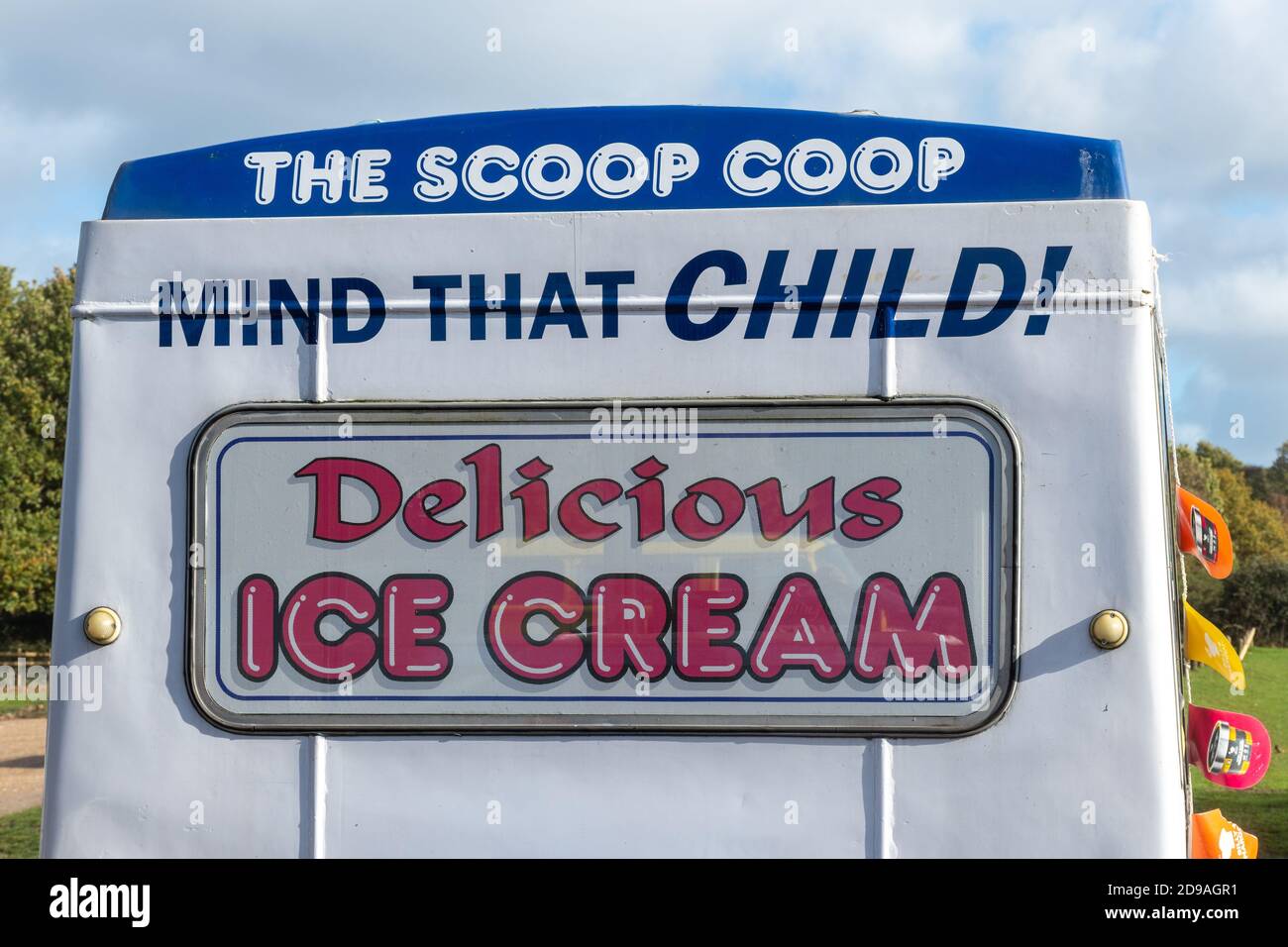 Rear Back Ice Cream Ice Cream Van High Resolution Stock Photography and