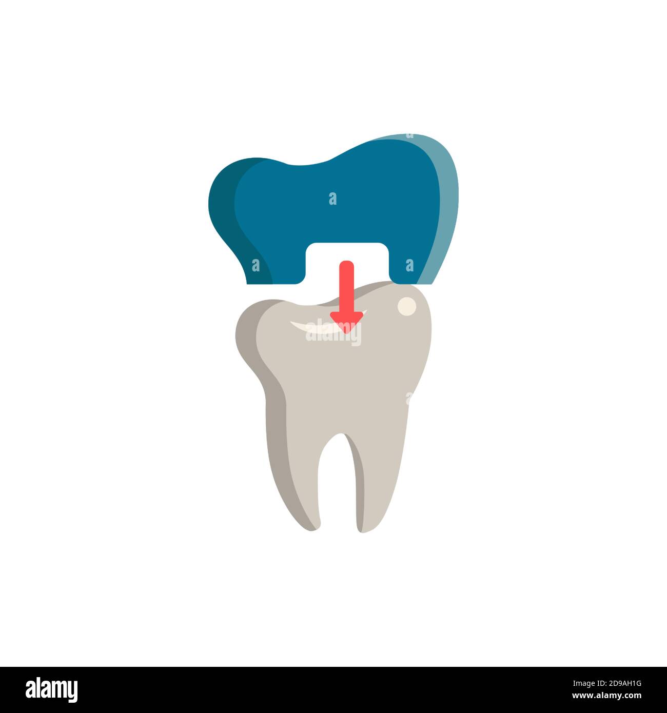 Dental Crown icon. Simple element from dentistry collection. Creative