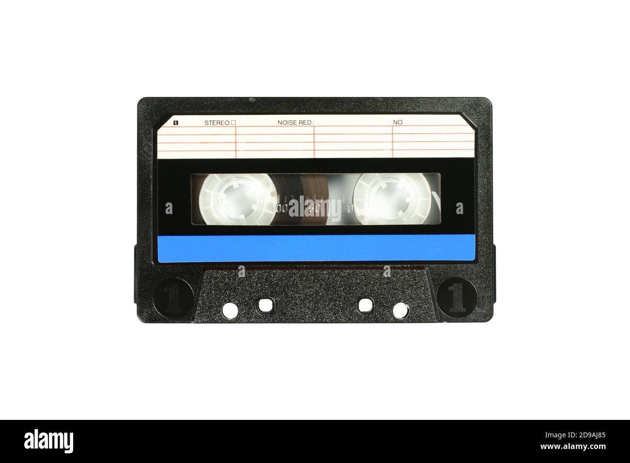 Audio compact cassette. Analog tape format for audio playing and recording. Audio cassette with